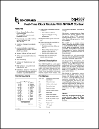 Click here to download BQ4287MT-SB2 Datasheet