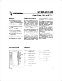 Click here to download BQ3285LCSS Datasheet
