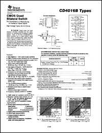 Click here to download CD4016BE Datasheet