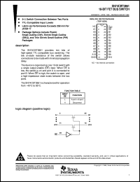 Click here to download SN74CBT3861DW Datasheet