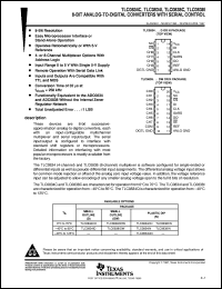 Click here to download TLC0834CDR Datasheet