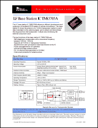 Click here to download TMS3705 Datasheet