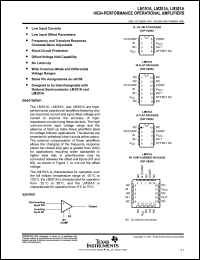 Click here to download LM301AD Datasheet