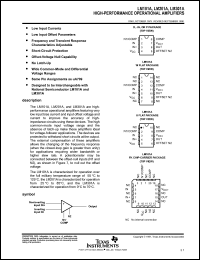 Click here to download LM101 Datasheet