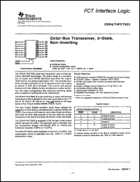 Click here to download CD54FCT623 Datasheet