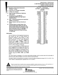Click here to download 54ACT16543WD Datasheet