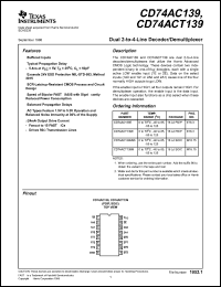 Click here to download 74ACT139 Datasheet