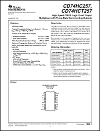 Click here to download 74HC257 Datasheet