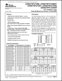 Click here to download CD54-74FCT240 Datasheet