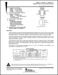 Click here to download LM385Y-1.2 Datasheet