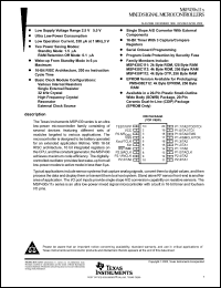 Click here to download MSP430X11X Datasheet