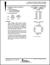 Click here to download SN7442A Datasheet