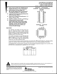 Click here to download SN54ABT540J Datasheet