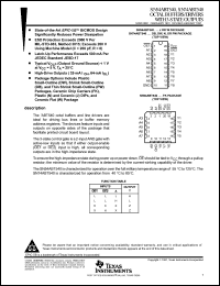 Click here to download SN54ABT540W Datasheet