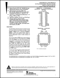 Click here to download SN54ABT543AFK Datasheet
