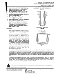 Click here to download SN54ABT652AW Datasheet