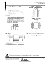 Click here to download SN54ACT04 Datasheet