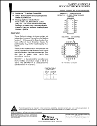 Click here to download SN54ACT14 Datasheet