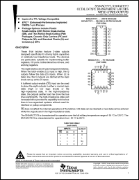 Click here to download SN54ACT373FK Datasheet
