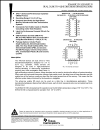 Click here to download SN54AHC139FK Datasheet