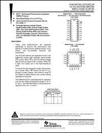 Click here to download SN54AHC240FK Datasheet