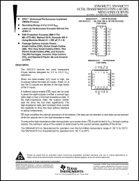 Click here to download SN54AHC373FK Datasheet