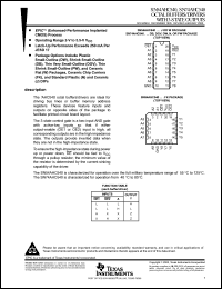 Click here to download SN54AHC540W Datasheet