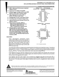 Click here to download SN54AHCT123AJ Datasheet
