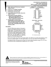 Click here to download SN54AHCT595J Datasheet