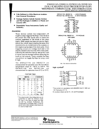 Click here to download SN54LS114J Datasheet