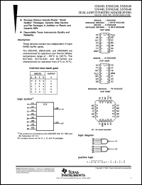 Click here to download SN54LS40 Datasheet