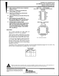 Click here to download SN54LV125AW Datasheet