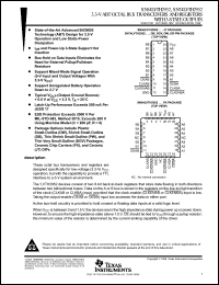 Click here to download SN54LVTH2952FK Datasheet