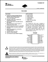 Click here to download TLV320AIC1107PW Datasheet
