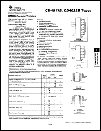 Click here to download CD4017BNSR Datasheet