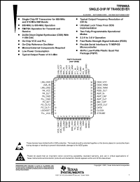 Click here to download TRF6900A Datasheet