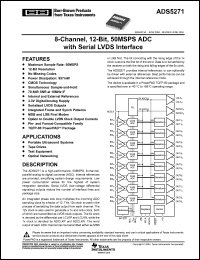 Click here to download ADS5271 Datasheet
