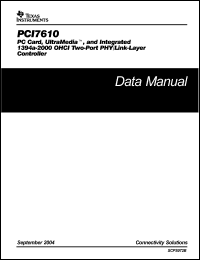 Click here to download PCI7610 Datasheet