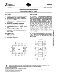 Click here to download TPS75003RHLR Datasheet