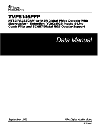 Click here to download TVP5146PFP Datasheet