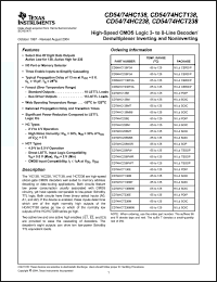 Click here to download CD74HCT238PW Datasheet