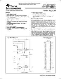 Click here to download CY74FCT16823TSSOP Datasheet