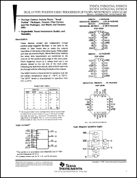 Click here to download SN5474W Datasheet