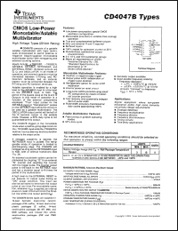 Click here to download CD4047BMT Datasheet