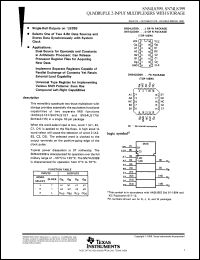 Click here to download SN74LS399NSRE4 Datasheet