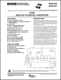 Click here to download ADS1241 Datasheet