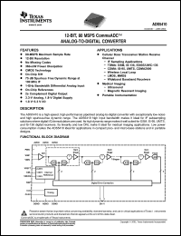 Click here to download ADS5410 Datasheet