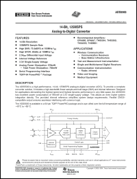 Click here to download ADS5500IPAP Datasheet