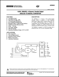 Click here to download ADS8342IBPFBR Datasheet