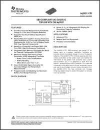 Click here to download BQ2083DBT-V1P3 Datasheet